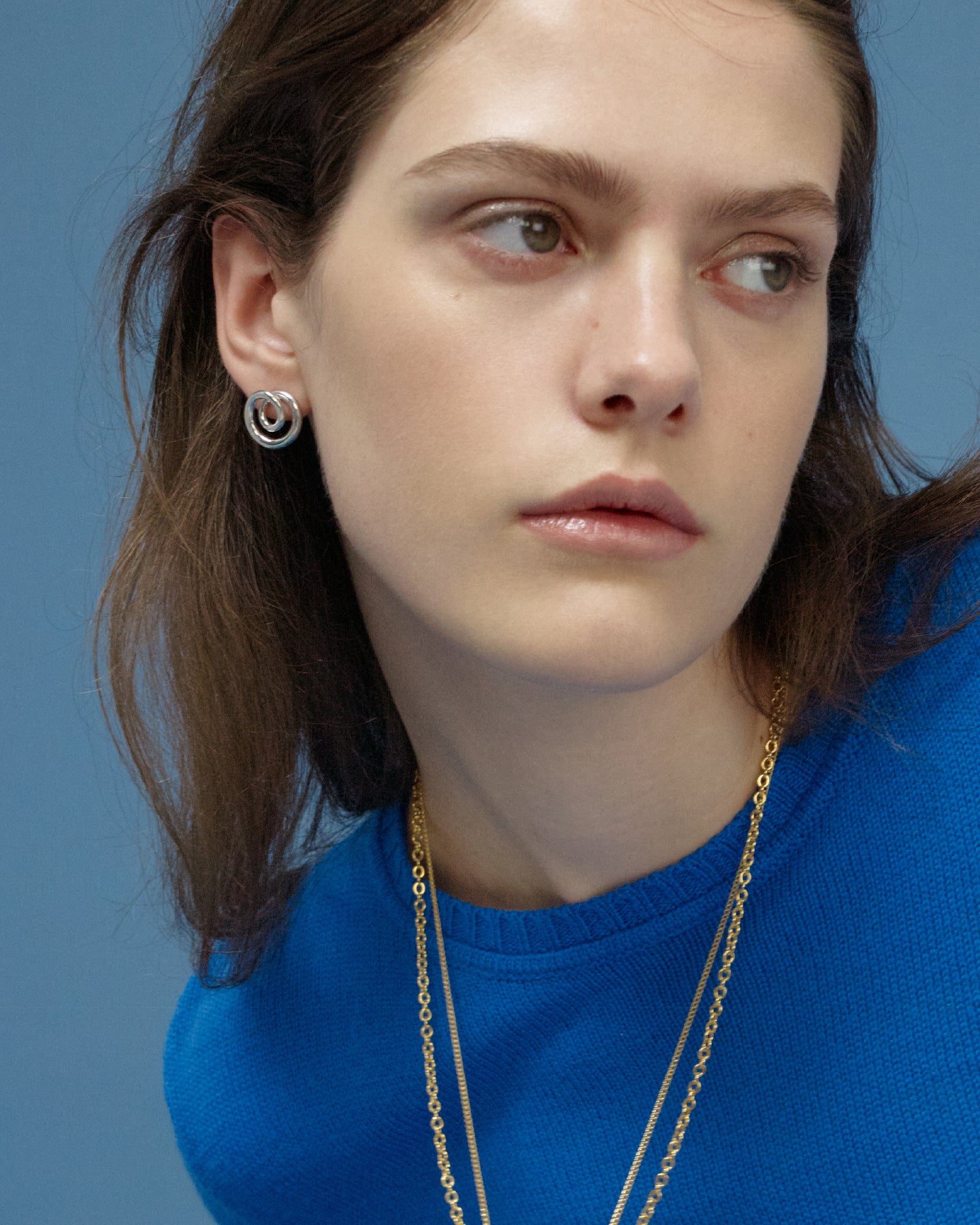 Numbering - Twisted Circle Earrings #6100 product image 1 | TRAB K-Fashion Australia