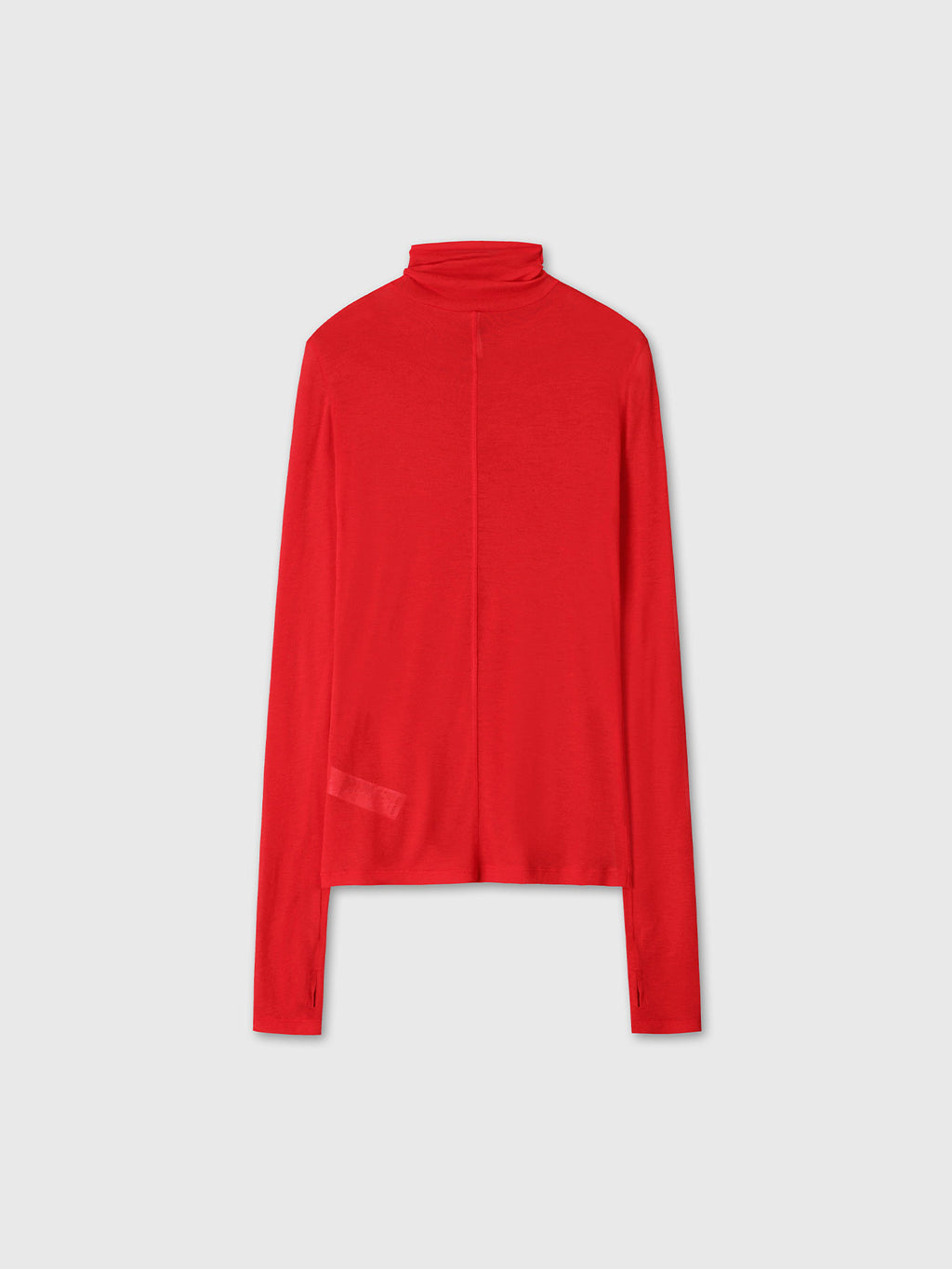 Tonywack - Sheer Slim-Fit High Neck Top (Red) product image 12 | TRAB K-Fashion Australia