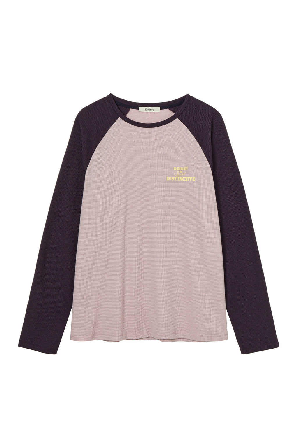 Deinet - Waffle Raglan Long Sleeve (Pink) product image 1 | TRAB K-Fashion Australia
