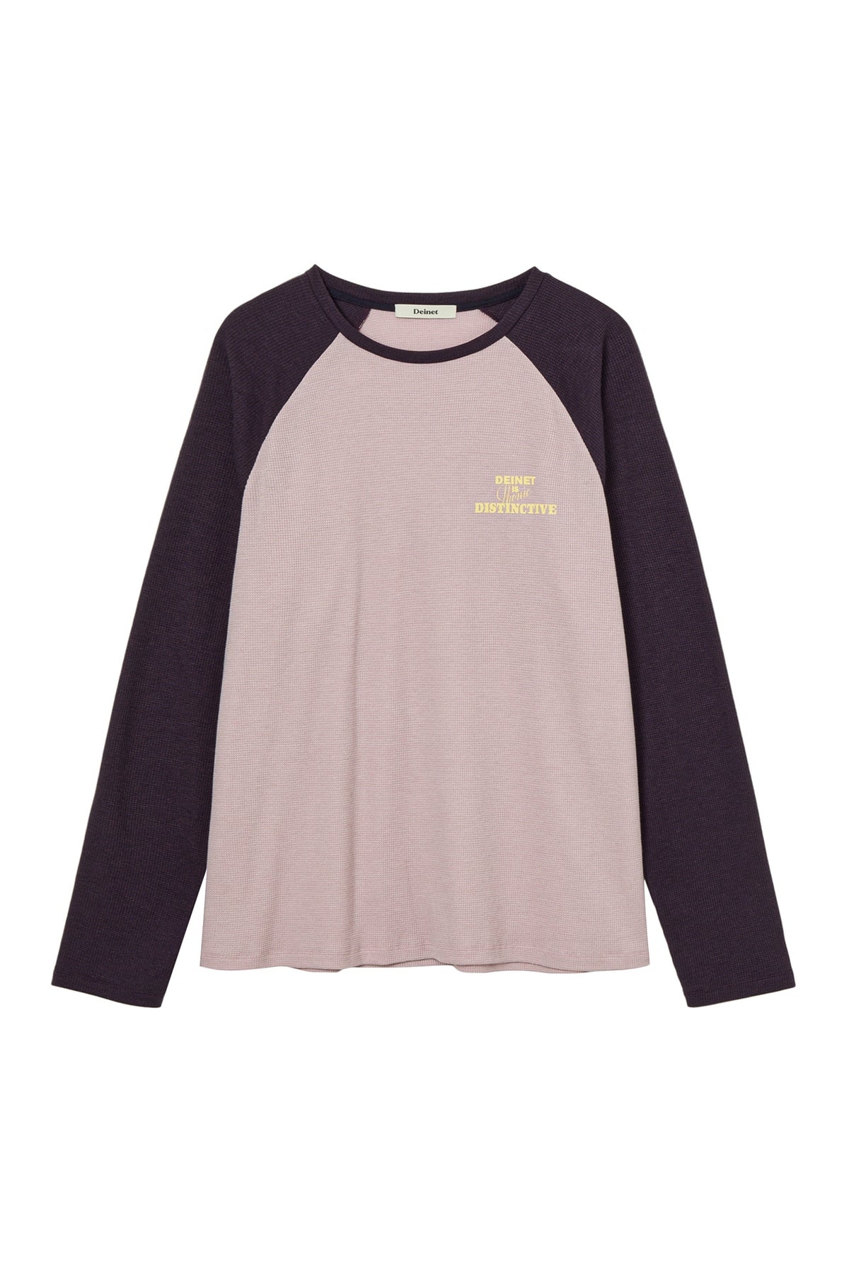 Deinet - Waffle Raglan Long Sleeve (Pink) product image 1 | TRAB K-Fashion Australia