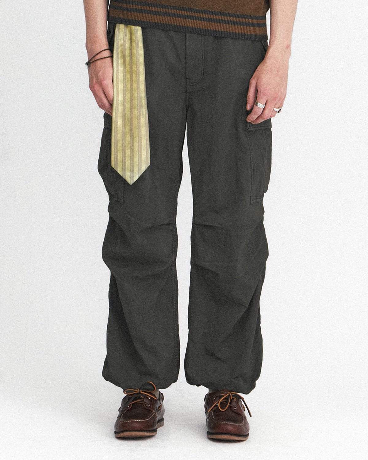 Eastlogue - Shell Easy Pants (Olive) product image 2 | TRAB K-Fashion Australia