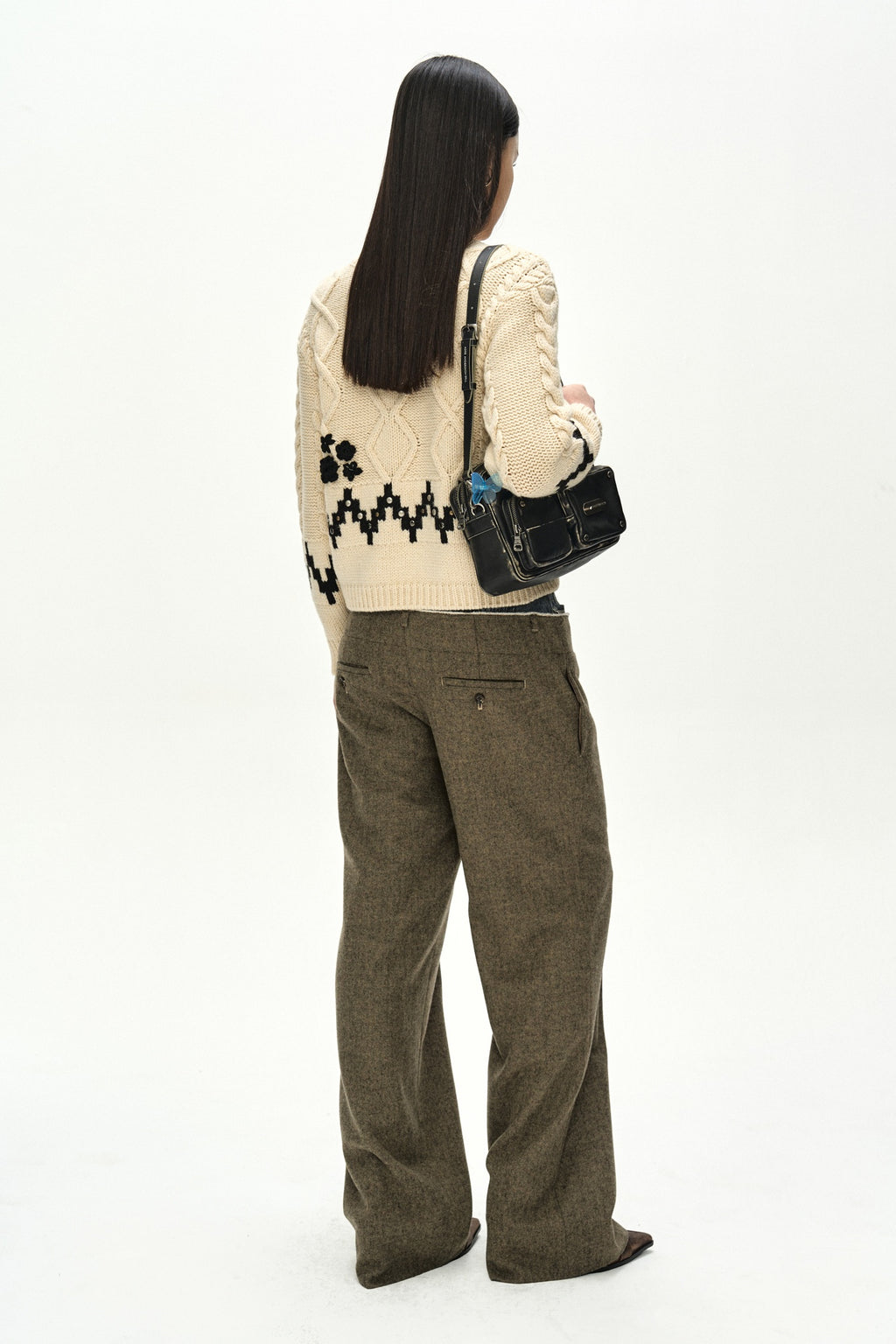 Andersson Bell - Fiori Camelia Cardigan (Ecru) product image 4 | TRAB K-Fashion Australia