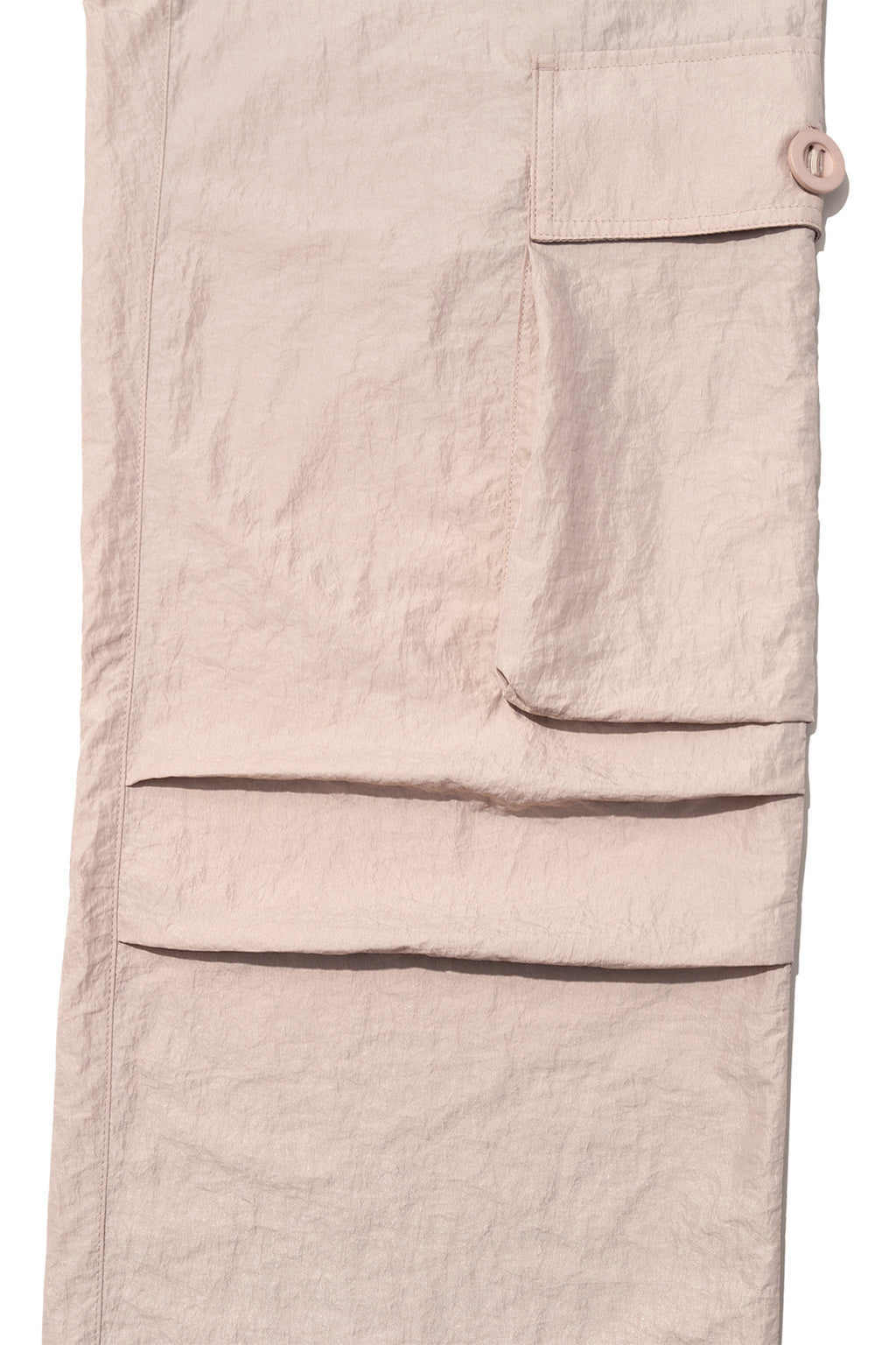 Matin Kim - String Nylon Cargo Pants (Light Pink) product image 5 | TRAB K-Fashion Australia