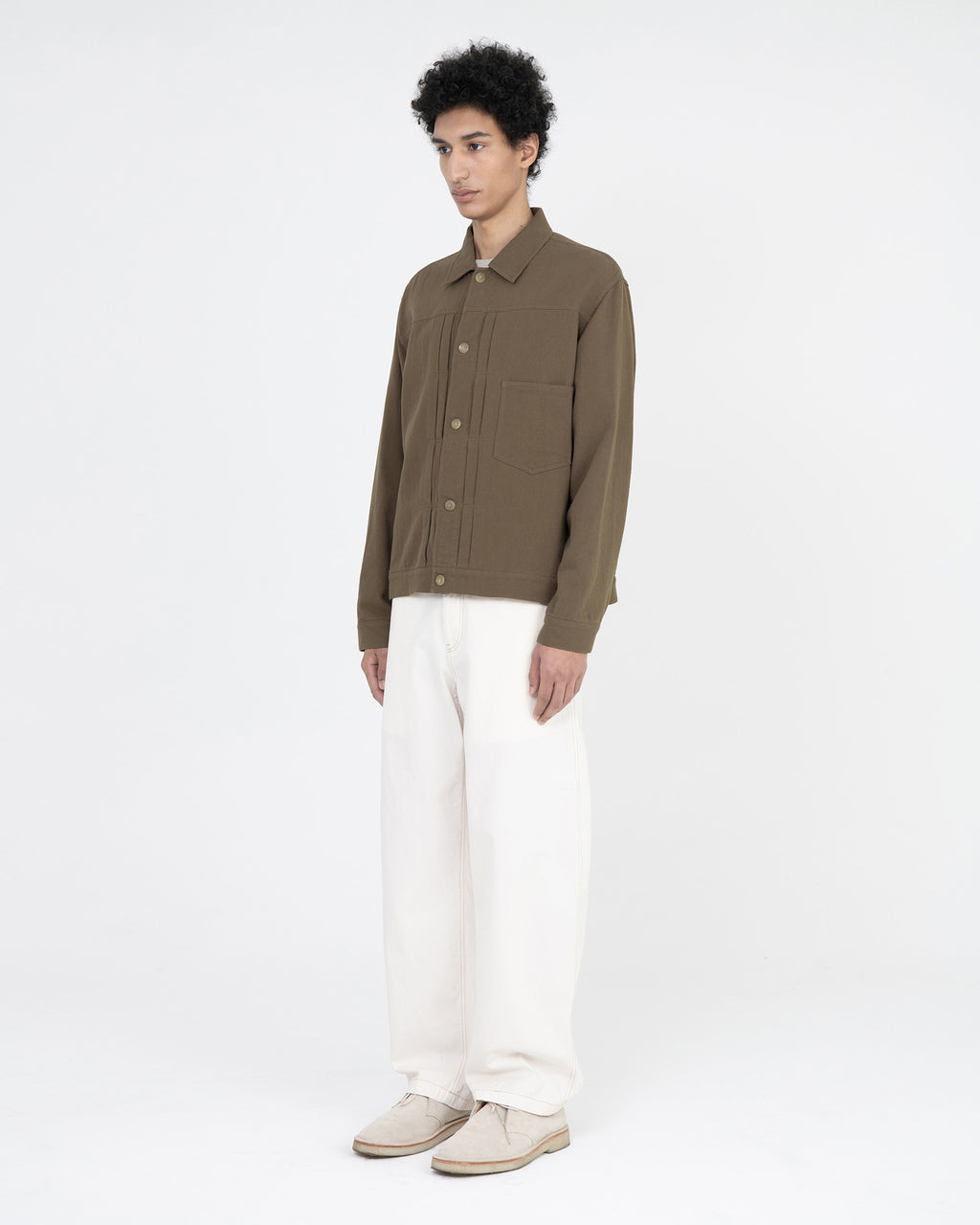 Brownyard - Type 1 Trucker Jacket (Mocha) product image 4 | TRAB K-Fashion Australia