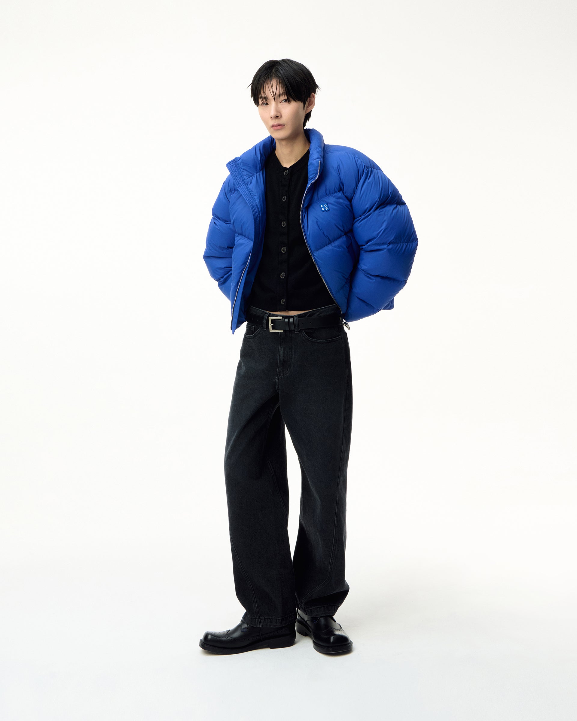 Ader Error - Sig; BL Tag puffer jacket 01 (Z-Blue) product image 8 | TRAB K-Fashion Australia