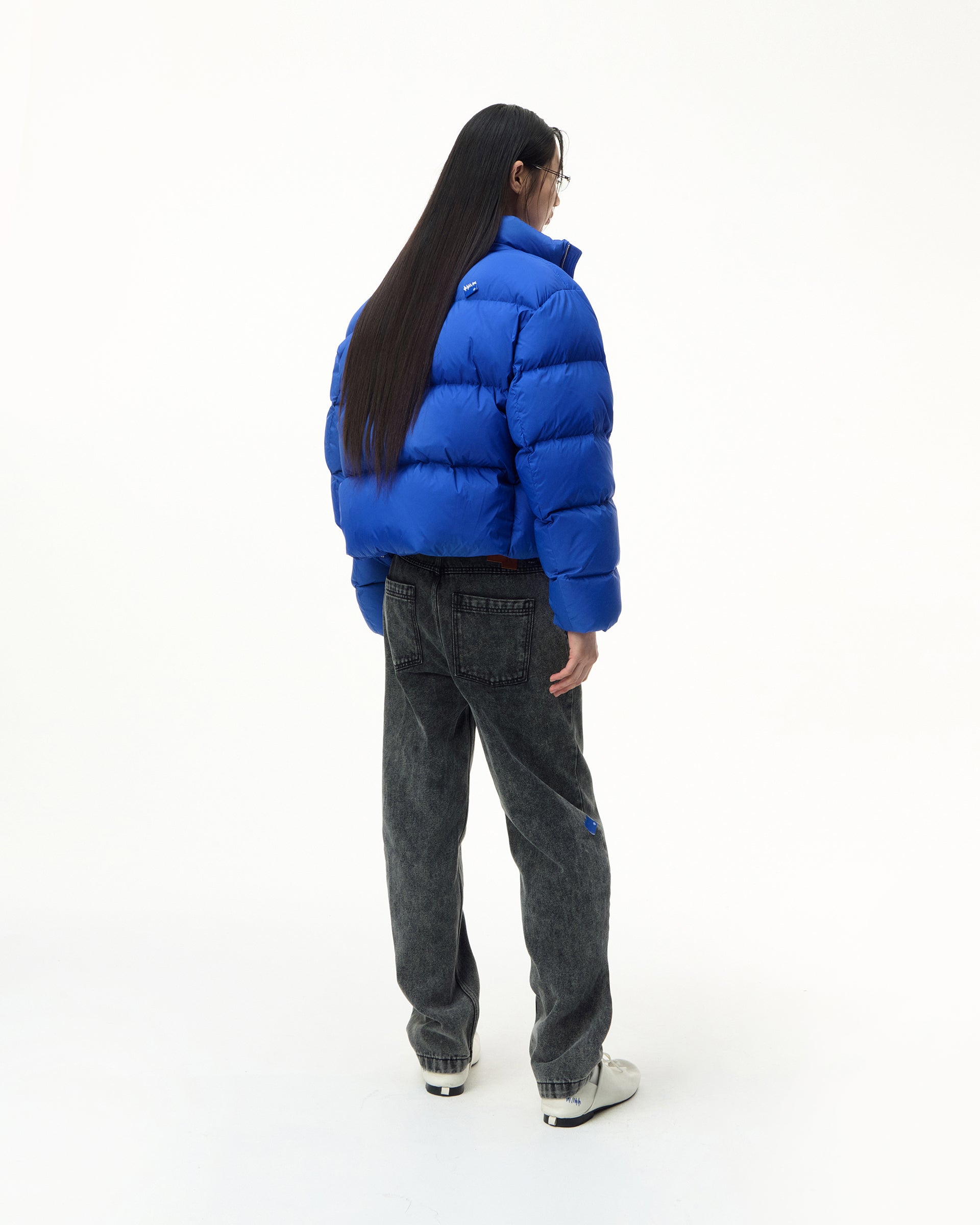 Ader Error - Sig; BL Tag puffer jacket 01 (Z-Blue) product image 3 | TRAB K-Fashion Australia