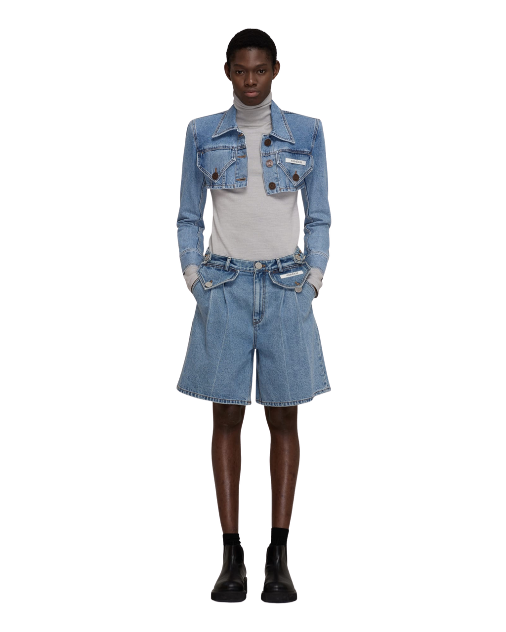 Kimhe Kim - Two Pocket Shorts (Sky Blue) product image 6 | TRAB K-Fashion Australia