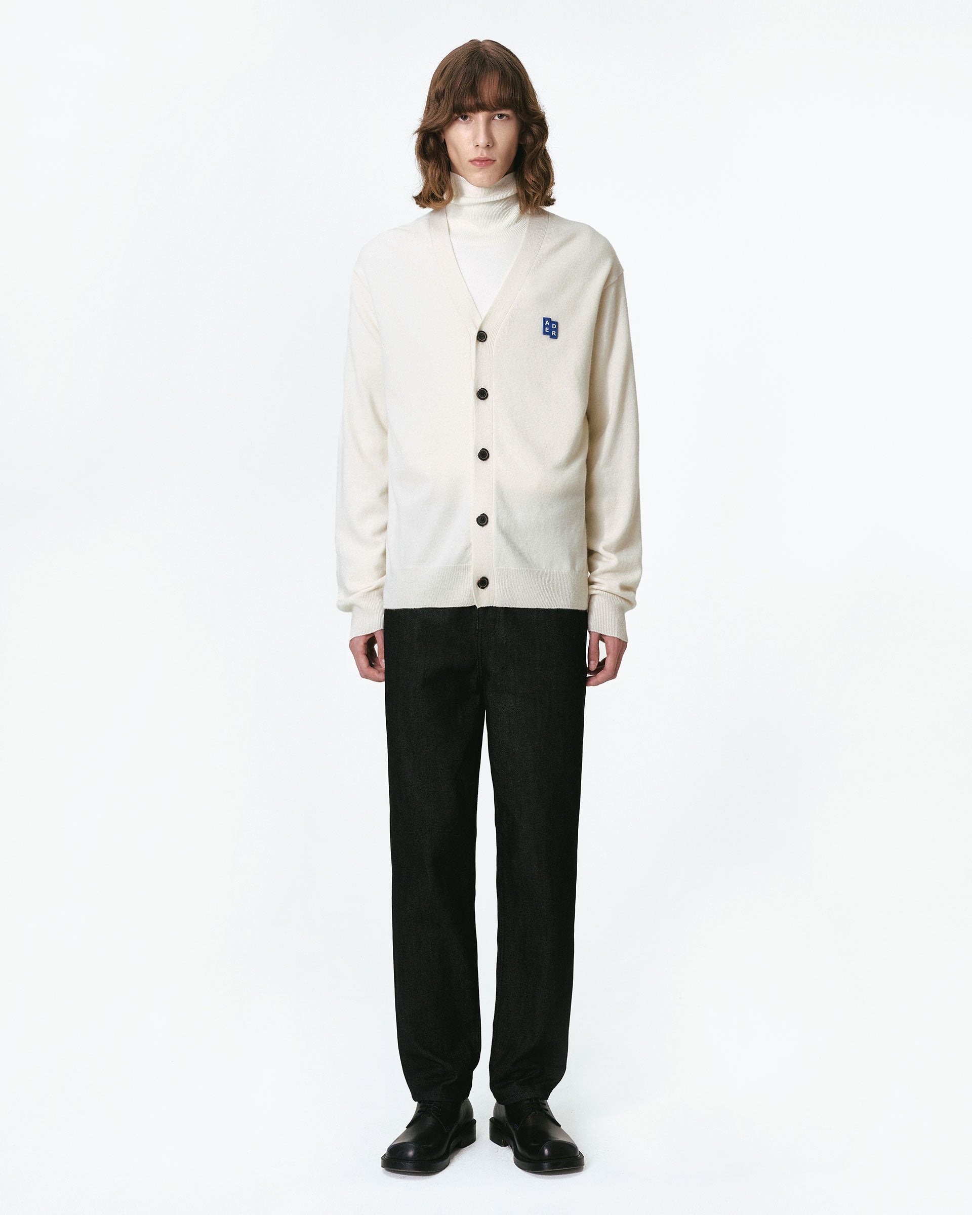Ader Error - Sig; BL Tag cardigan 01 (Oatmeal) product image 3 | TRAB K-Fashion Australia