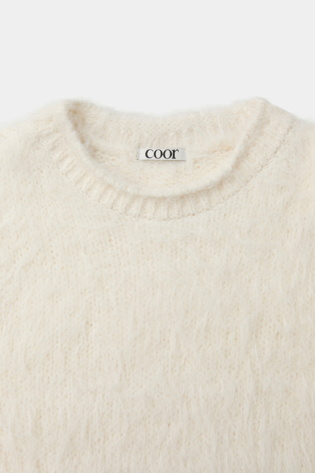 Coor - Fuzzy Oversized Knit (Ivory) product image 5 | TRAB K-Fashion Australia