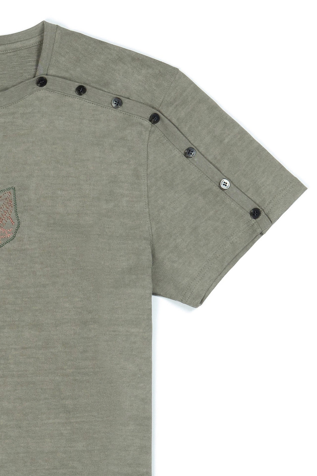 Ioedle - Instant Fastening T-Shirt (Olive) product image 5 | TRAB K-Fashion Australia