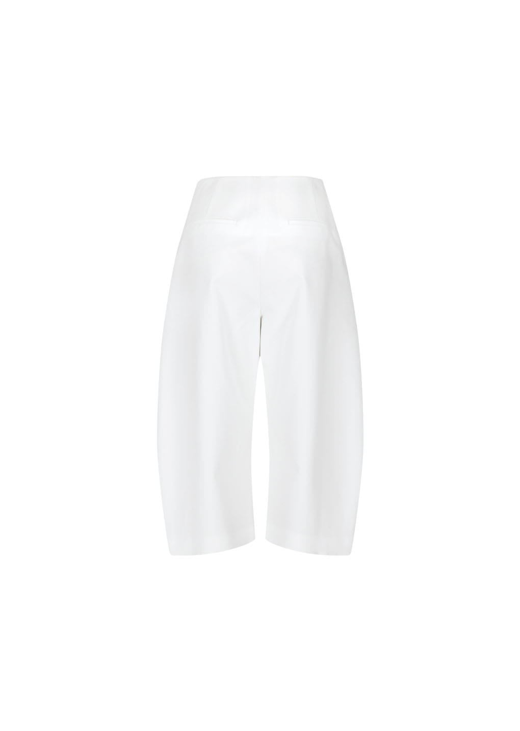 Amomento - Curved Capri Pants (White) product image 6 | TRAB K-Fashion Australia