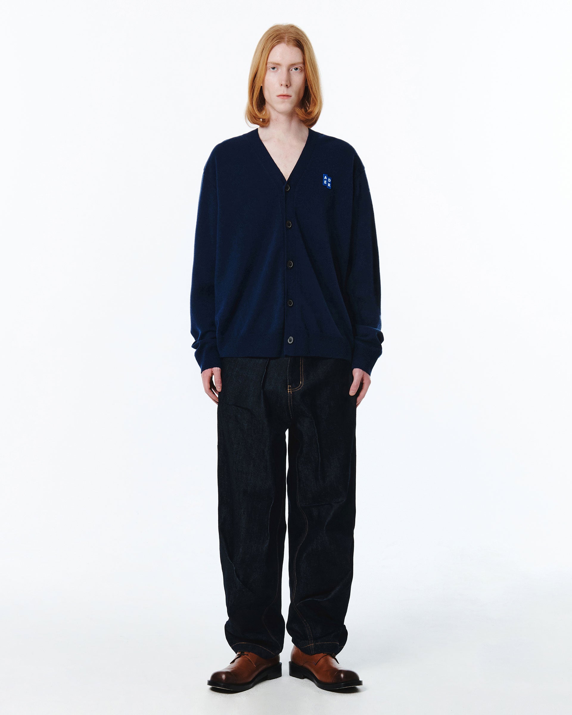 Ader Error - Sig; BL Tag cardigan 01 (Navy) product image 5 | TRAB K-Fashion Australia