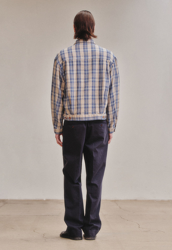 Art if acts - Vintage Check Trucker (Vintage Blue) product image 5 | TRAB K-Fashion Australia