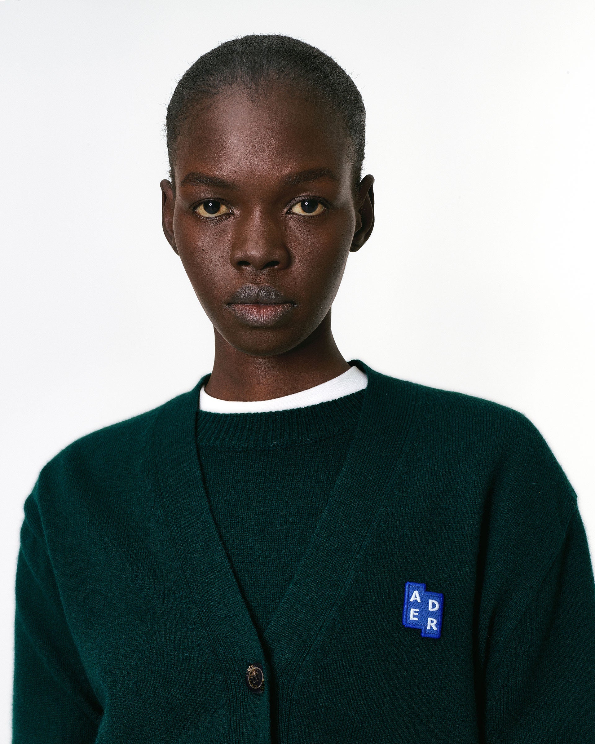 Ader Error - Sig; BL Tag cardigan 01 (Green) product image 2 | TRAB K-Fashion Australia