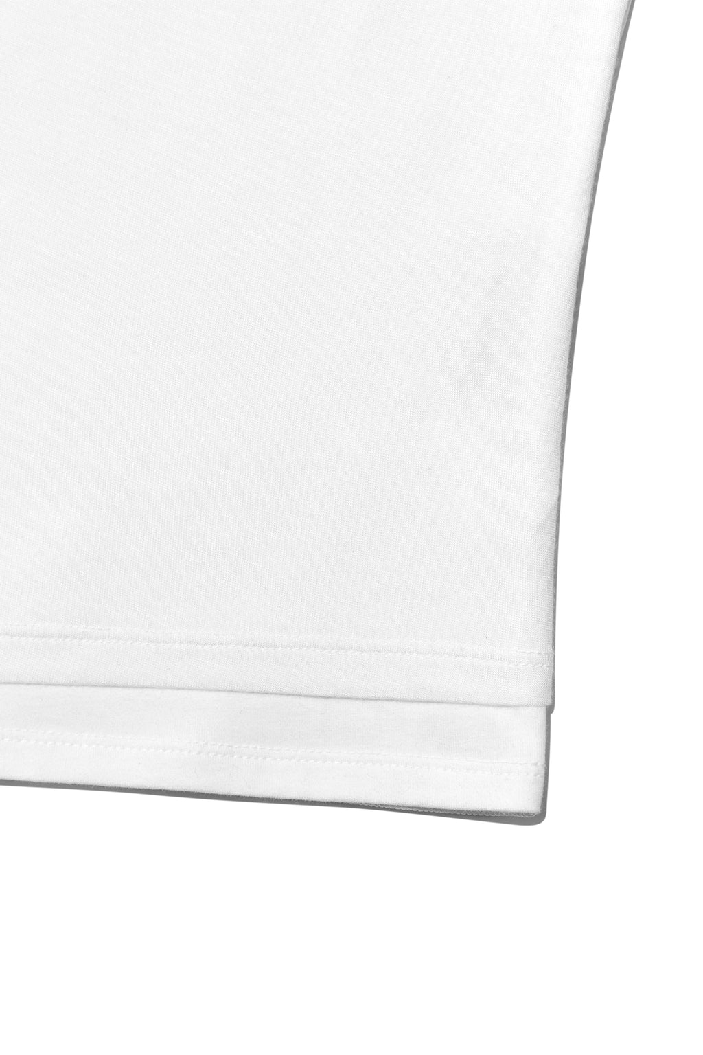 Matin Kim - Pintuck Layered Slim Crop Top (White) product image 4 | TRAB K-Fashion Australia