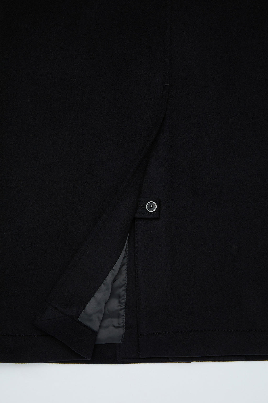 Coor - Belandi Cashmere-Blend Balmacaan Coat (Black) product image 9 | TRAB K-Fashion Australia
