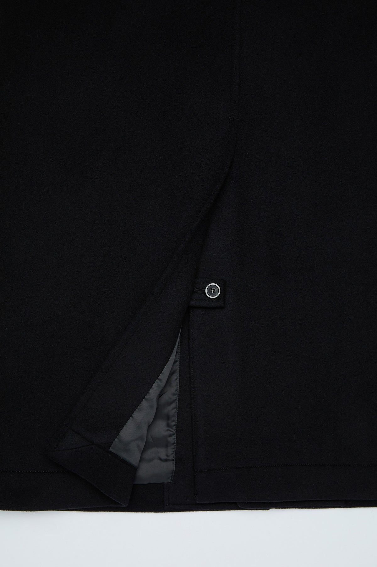 Coor - Belandi Cashmere-Blend Balmacaan Coat (Black) product image 9 | TRAB K-Fashion Australia