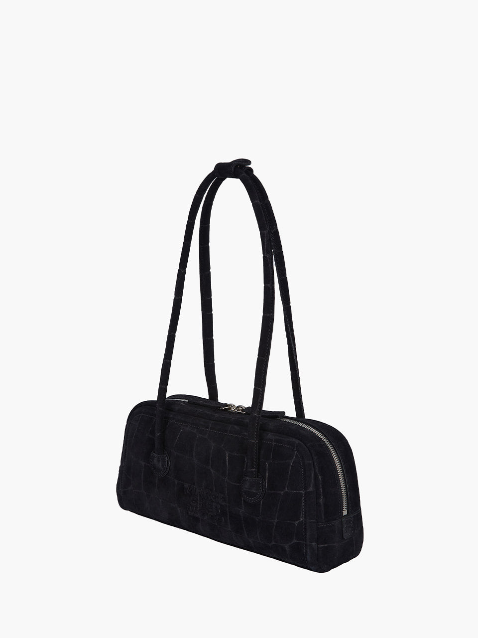 Marge Sherwood - Soft Boston Ew (Black Croc-Effect Suede) product image 6 | TRAB K-Fashion Australia