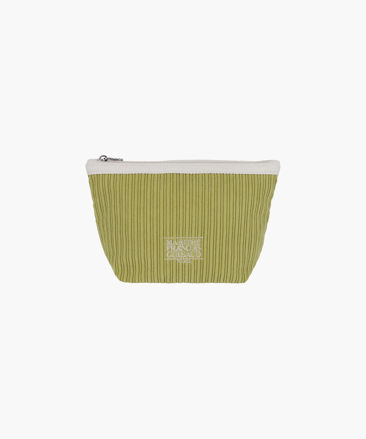 Marithe & Francois Girbaud - Classic Logo Corduroy Pouch (Olive) product image 1 | TRAB K-Fashion Australia