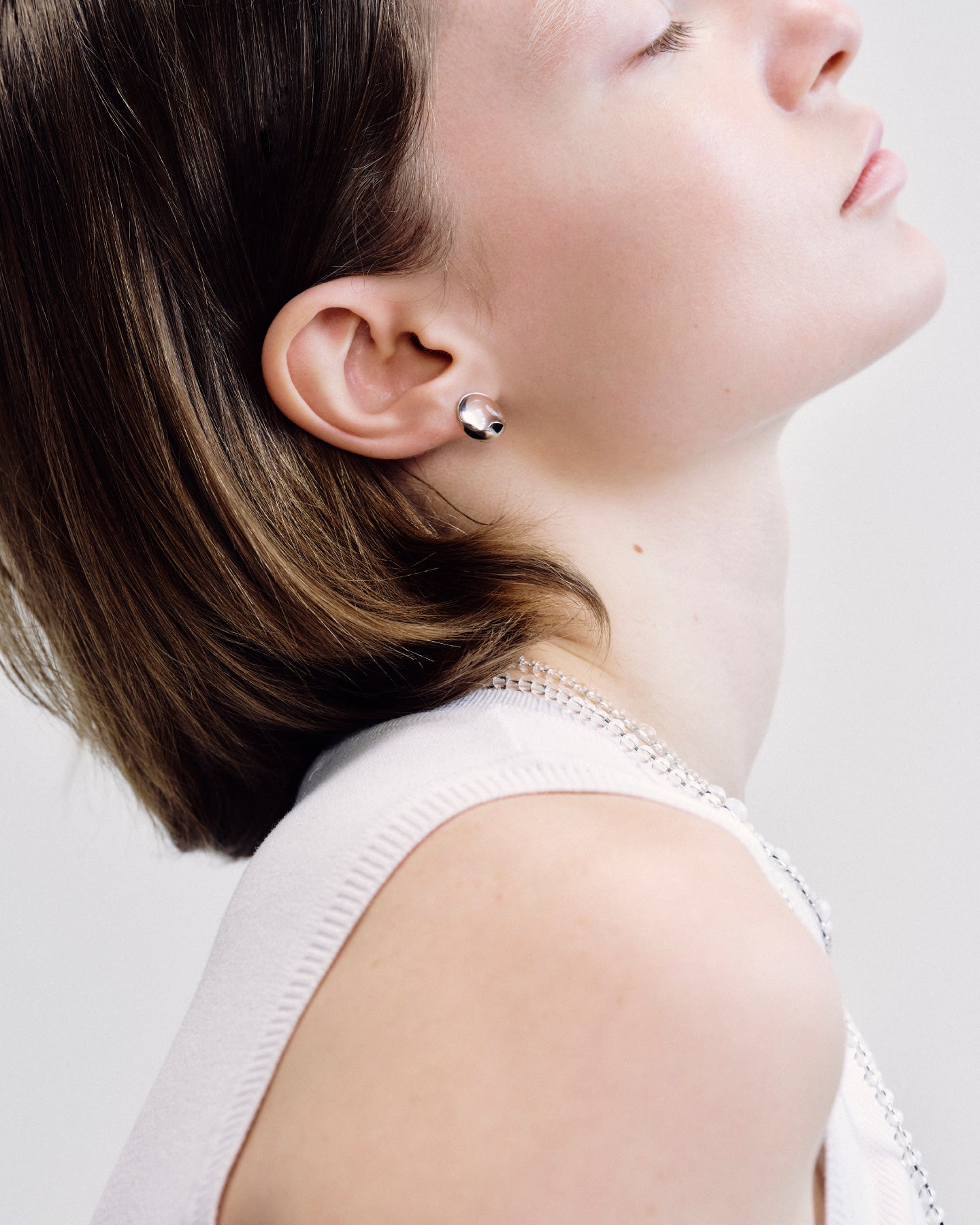 Numbering - Ellipse Glass Earrings #5205 product image 1 | TRAB K-Fashion Australia