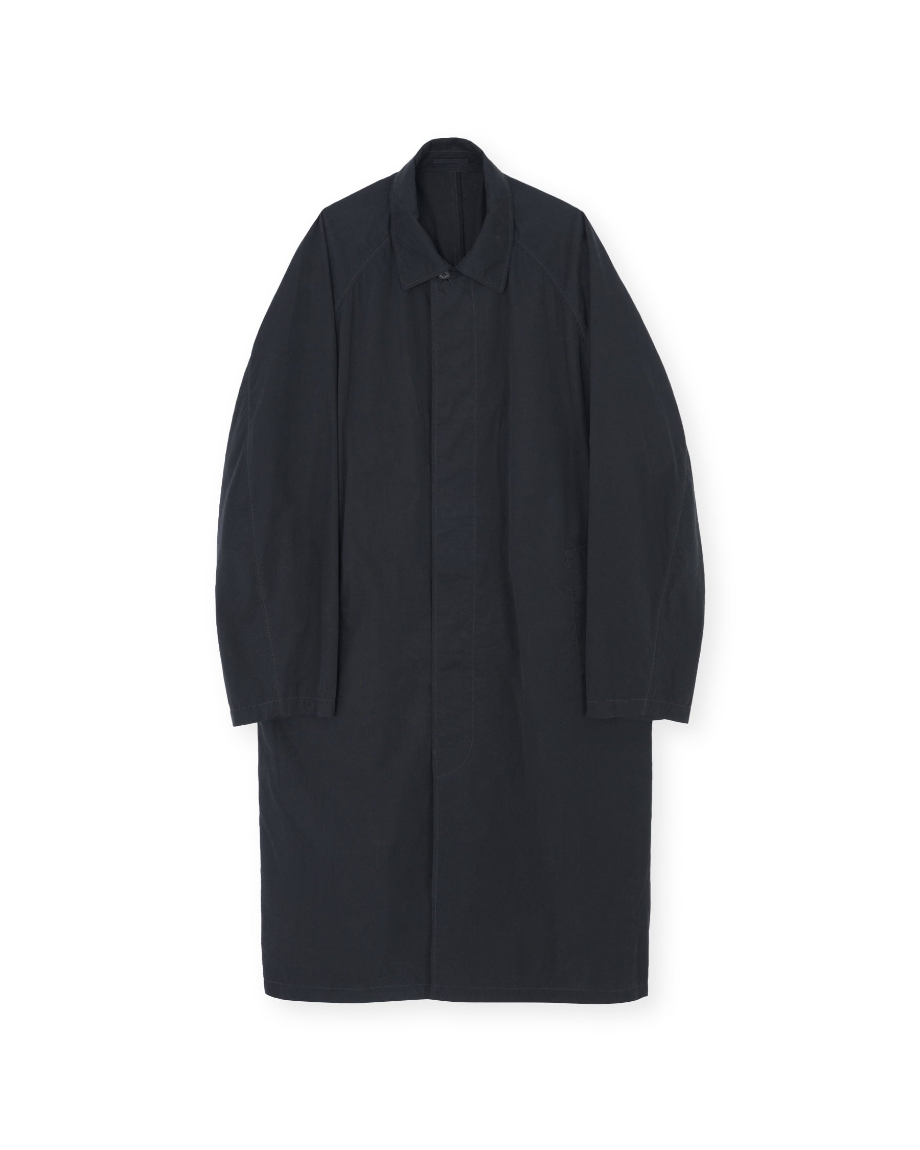 Brownyard - Washed Balmacaan Coat (Black) product image 5 | TRAB K-Fashion Australia