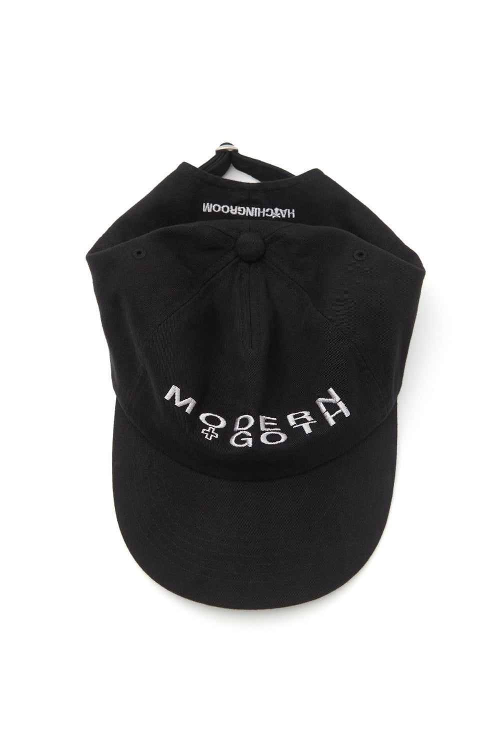Hatchingroom - Tabber Modern Goth Cap (Washed Black) product image 3 | TRAB K-Fashion Australia