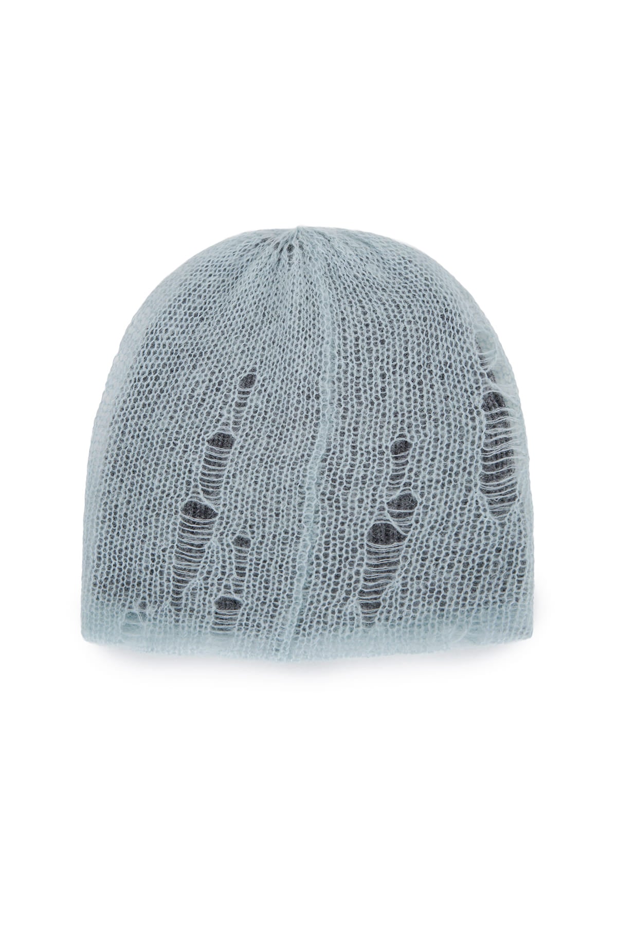 Matin Kim - Vintage Layer Knit Beanie (Light Blue) | TRAB K-Fashion