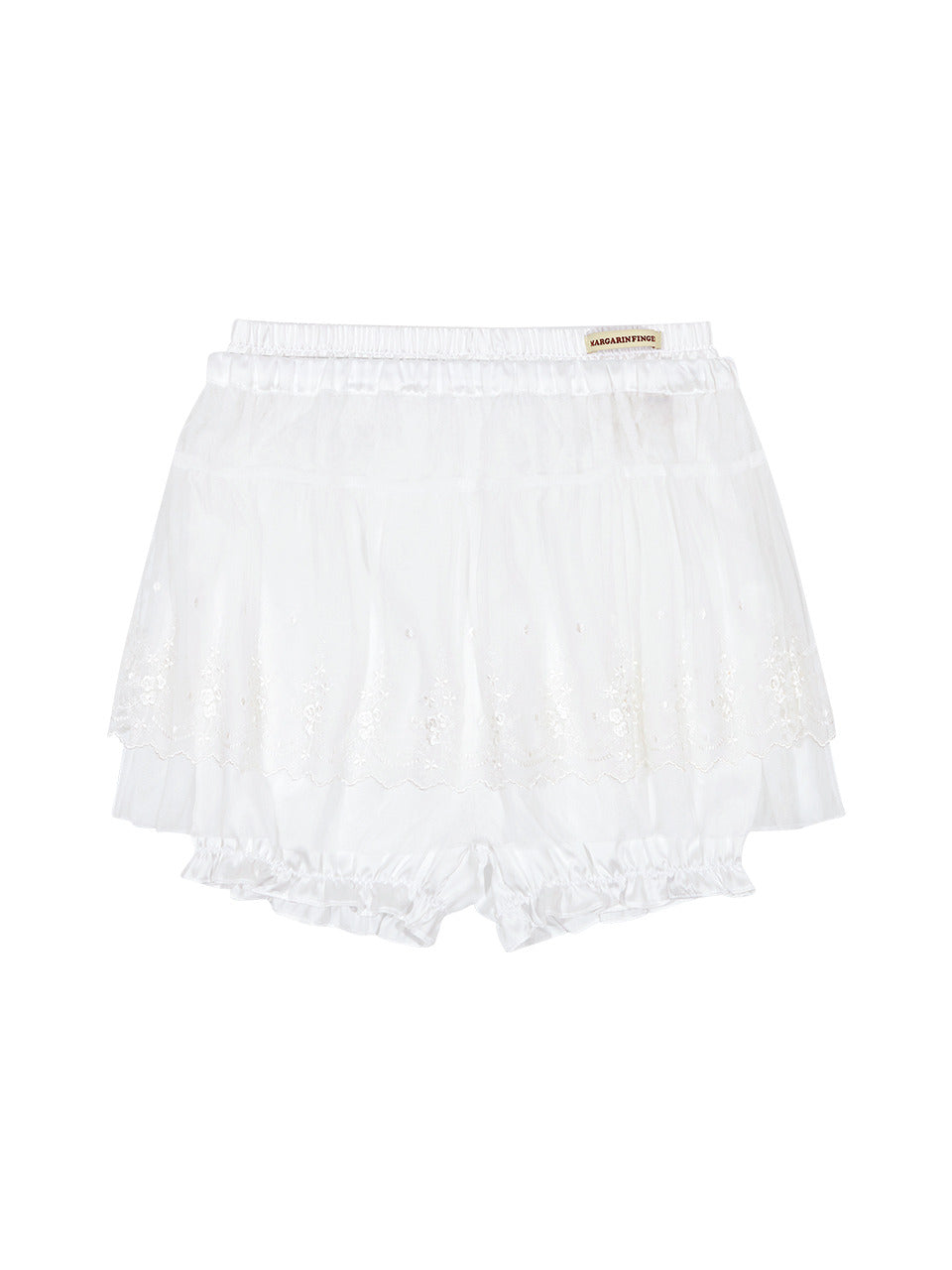 Margarin Fingers - Lace Tutu Skirt Pants (White) product image 2 | TRAB K-Fashion Australia