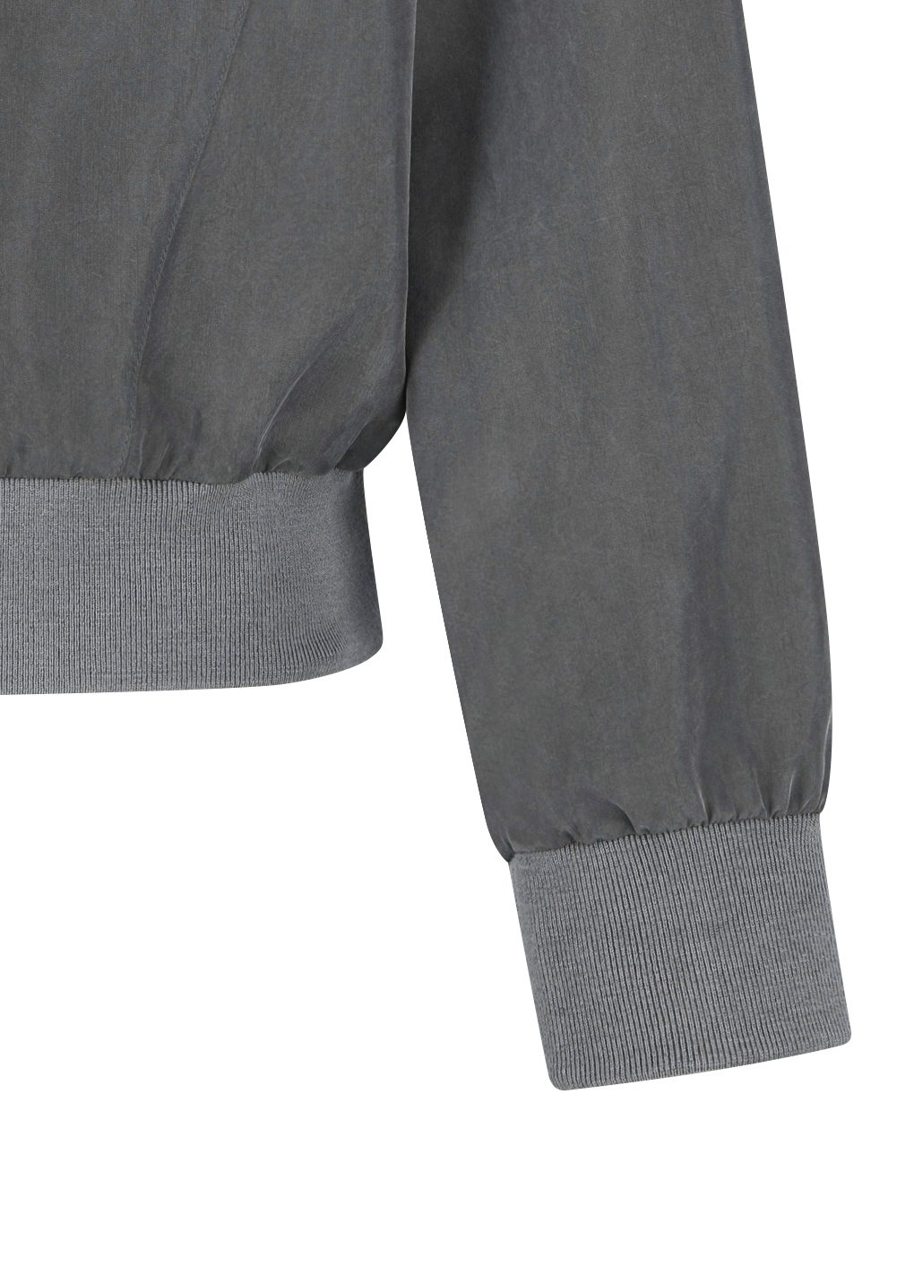 Amomento - Cupro ribbed pullover (Grey) product image 6 | TRAB K-Fashion Australia