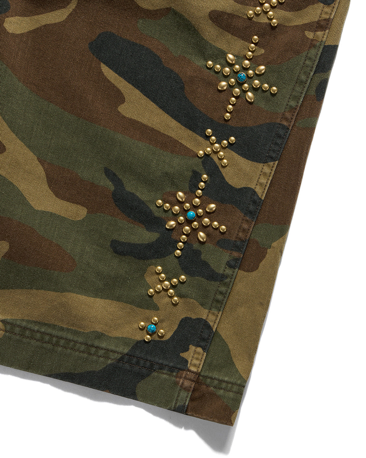 Eastlogue - Rockabilly Curved Shorts (Camo) product image 8 | TRAB K-Fashion Australia