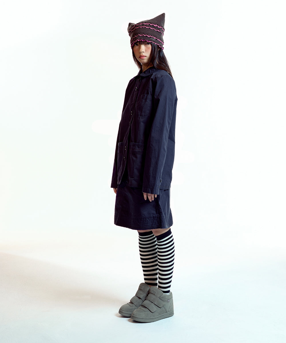 Coyseio - Raw Edge Cat Beanie (Brown) product image 8 | TRAB K-Fashion Australia