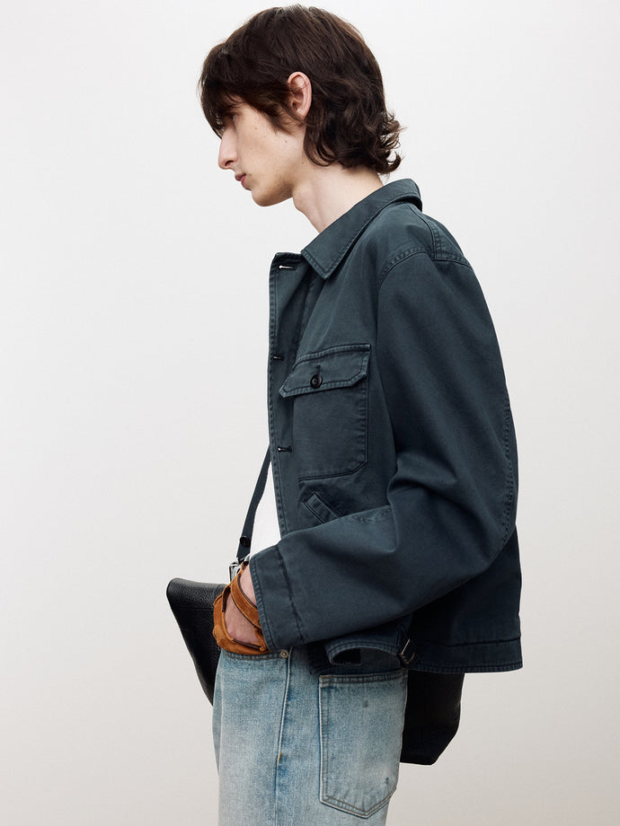 Tonywack - Garment-Dyed Cotton Deck Jacket (Faded Navy) product image 3 | TRAB K-Fashion Australia