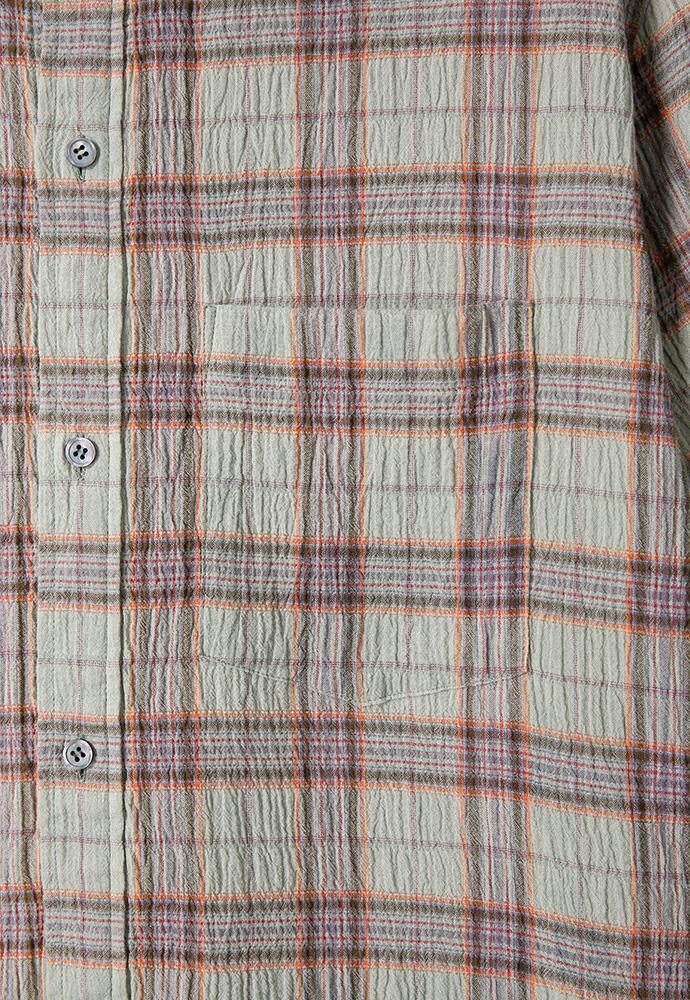 Art if acts - Vintage Check Half Shirt (Jade) product image 13 | TRAB K-Fashion Australia