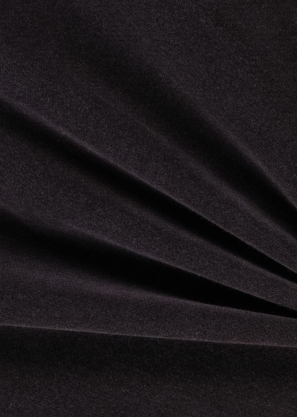 Amomento - Velvet zip up jumper (Black) product image 8 | TRAB K-Fashion Australia