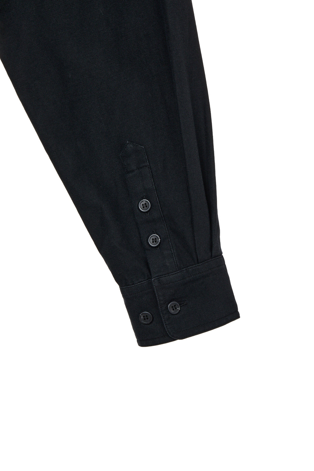 Deinet - Frayed Cotton Shirt (Black) product image 5 | TRAB K-Fashion Australia