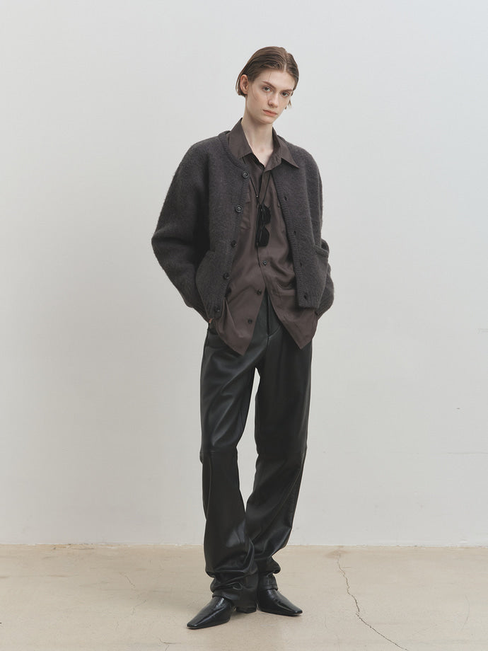 Tonywack - Alpaca Jacquard Knitted Blouson (Grey) product image 1 | TRAB K-Fashion Australia