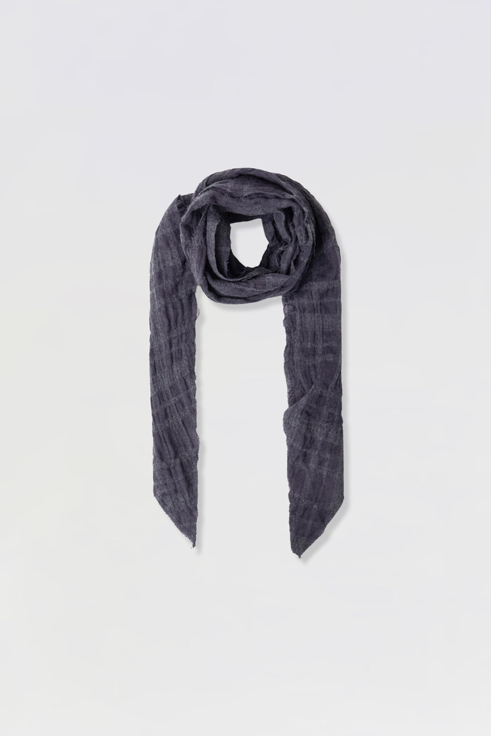 Hatchingroom - Crinkle Gauze Muffler (Charcoal) product image 1 | TRAB K-Fashion Australia