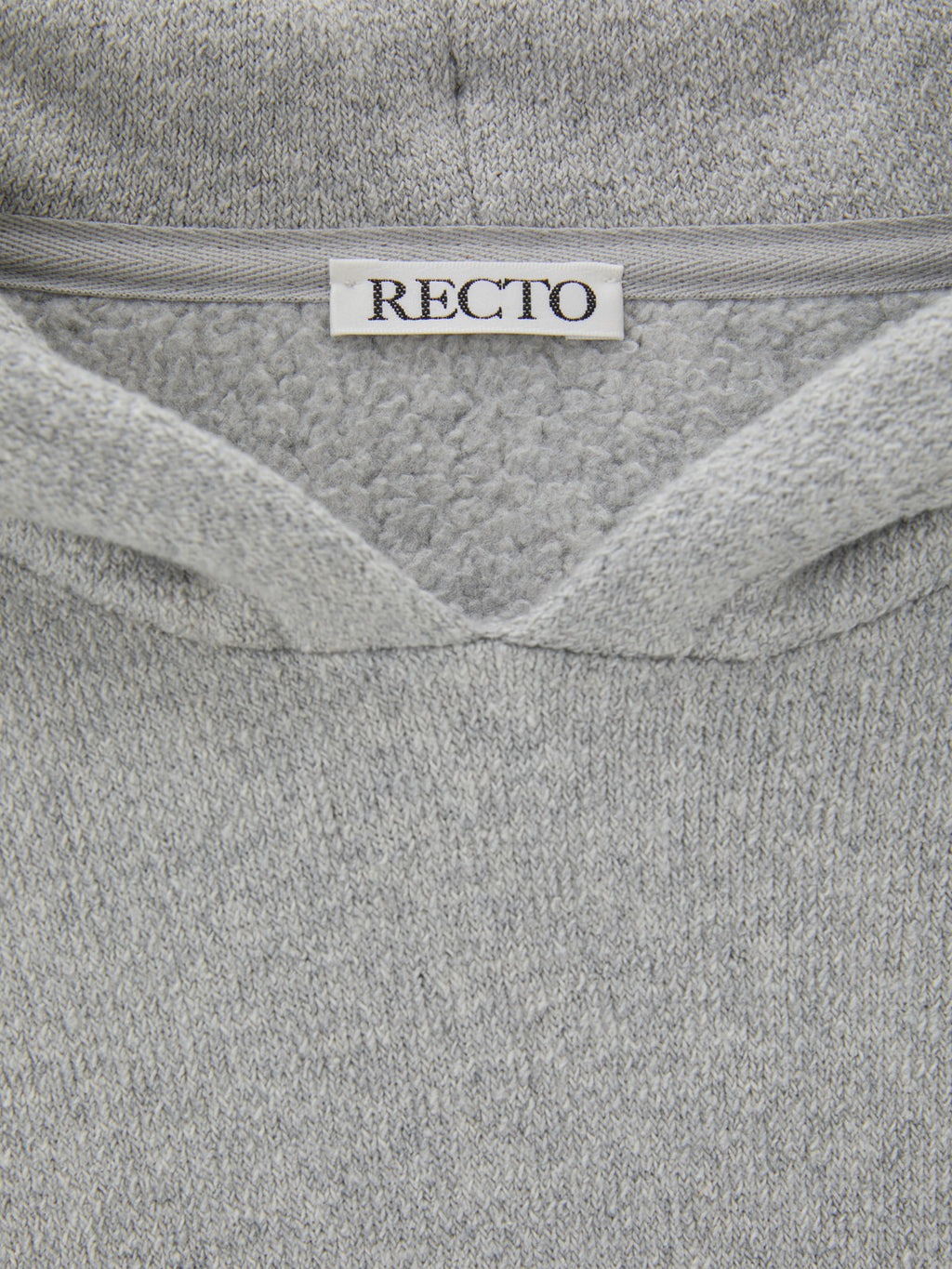 Recto - Rc Embroidered Hoodie (Melange Grey) product image 3 | TRAB K-Fashion Australia