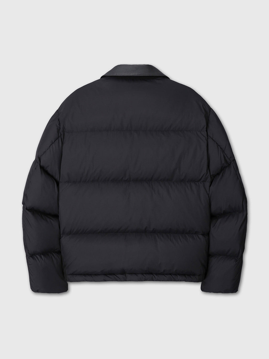 Tonywack - Leather Collar Down Puffer Blouson (Black) product image 10 | TRAB K-Fashion Australia