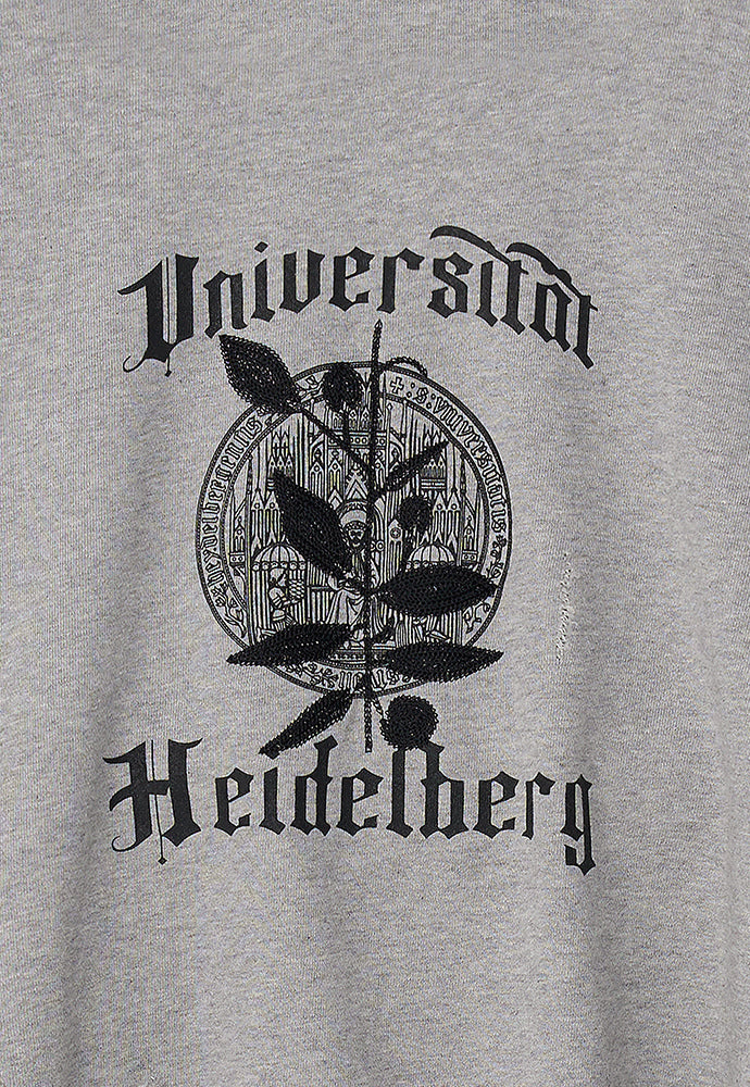 Tonywack - Embroidery Overlap College Sweatshirt (Heather Grey) product image 9 | TRAB K-Fashion Australia