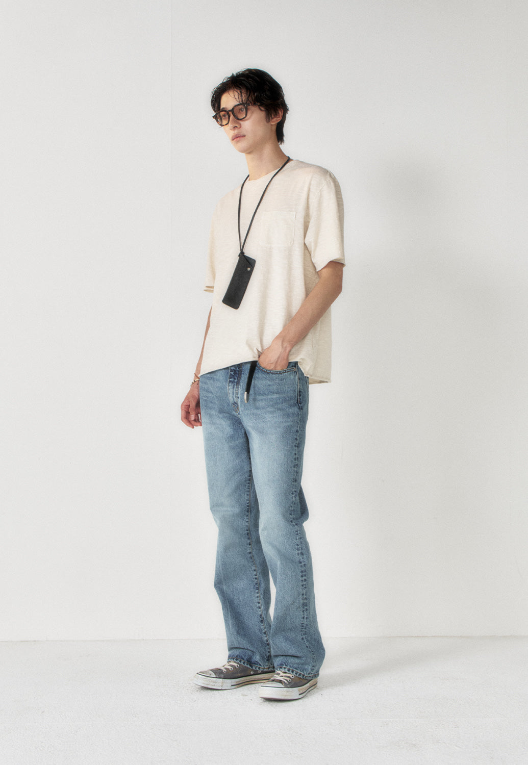 Art if acts - Regular Flare Jeans (Light Indigo) product image 2 | TRAB K-Fashion Australia