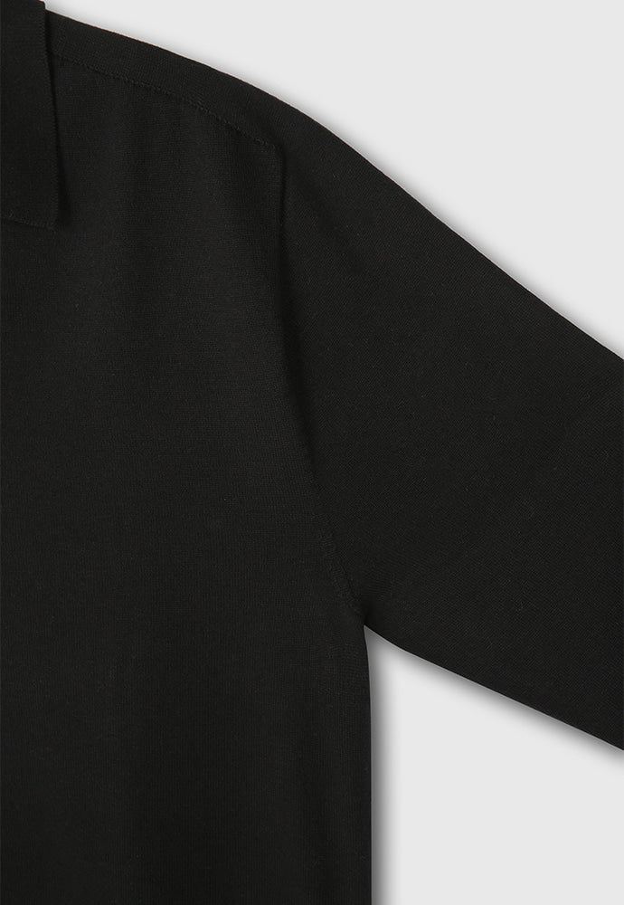 Tonywack - High Count Whole Garment Saddle Neck Knit (Black) product image 10 | TRAB K-Fashion Australia
