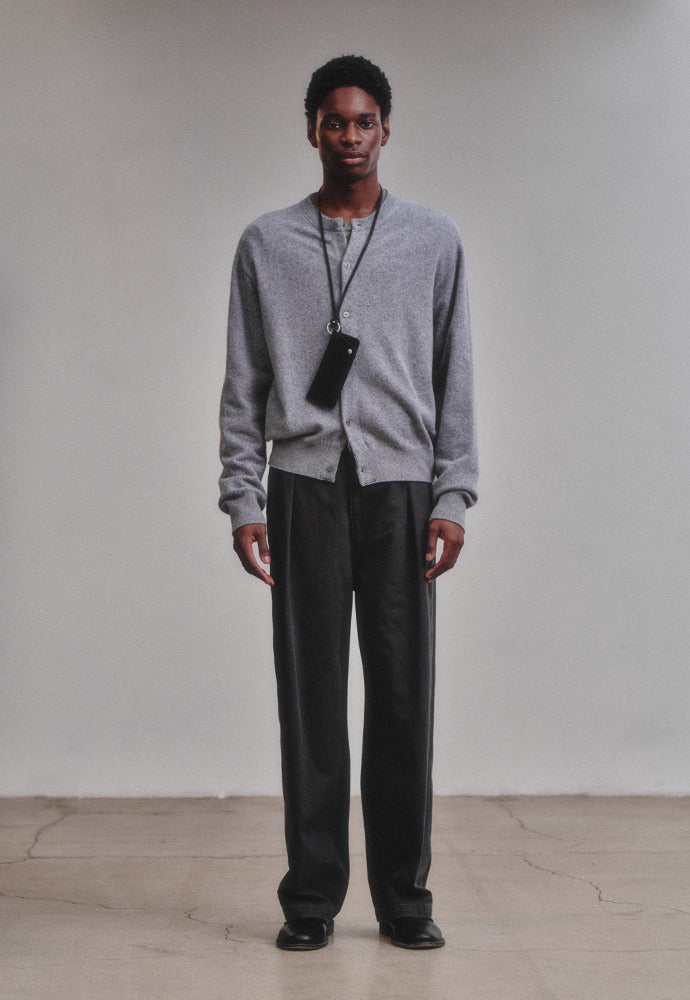 Art if acts - One Tuck Chino Pants (Charcoal) product image 1 | TRAB K-Fashion Australia