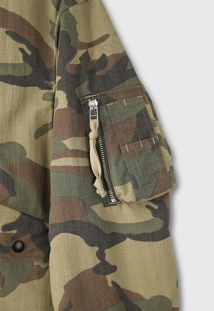 Tonywack - Camouflage Nylon Bomber (Beige/Green) product image 12 | TRAB K-Fashion Australia