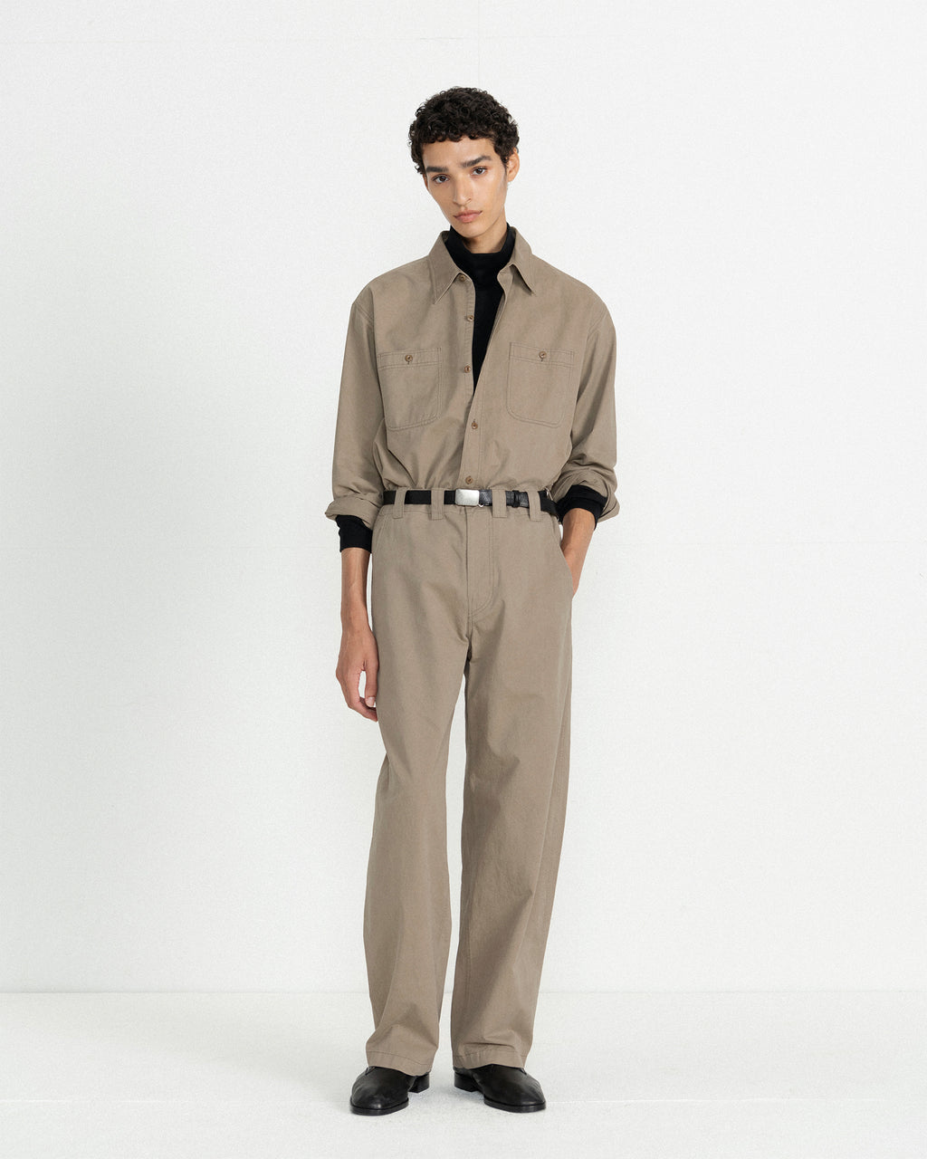 Brownyard - Washed Work Pants (Dark Beige) product image 1 | TRAB K-Fashion Australia