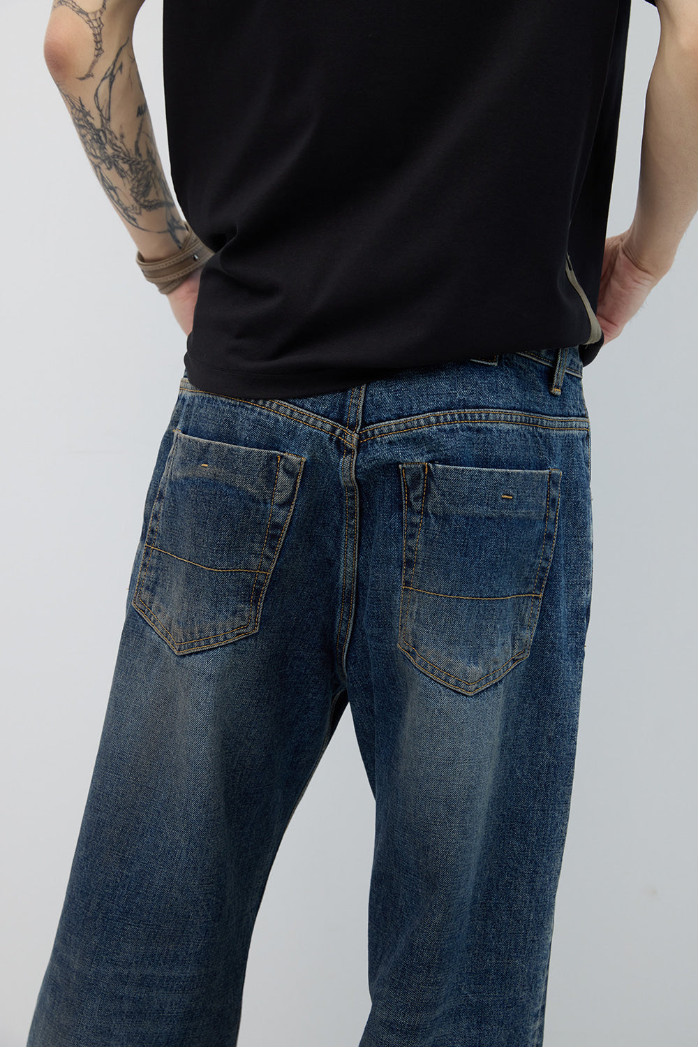 Hatchingroom - Regular Selvedge Jeans (Faded Blue) product image 14 | TRAB K-Fashion Australia