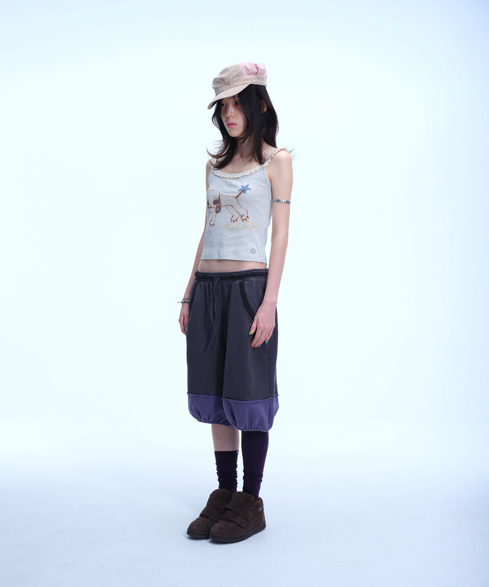 Coyseio - Striped Pintuck Puff Cap (Pink) product image 14 | TRAB K-Fashion Australia