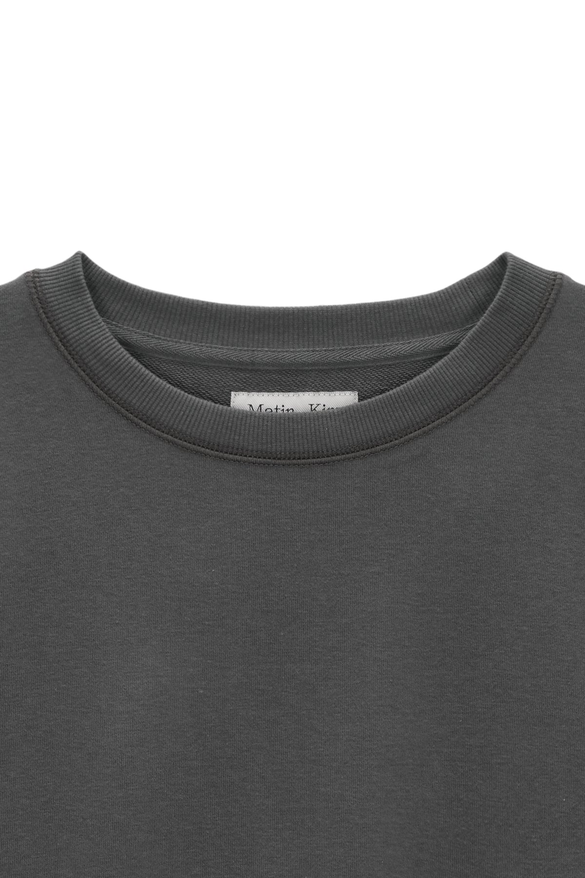 Matin Kim - Stitch Label Sweatshirt (Charcoal) product image 3 | TRAB K-Fashion Australia