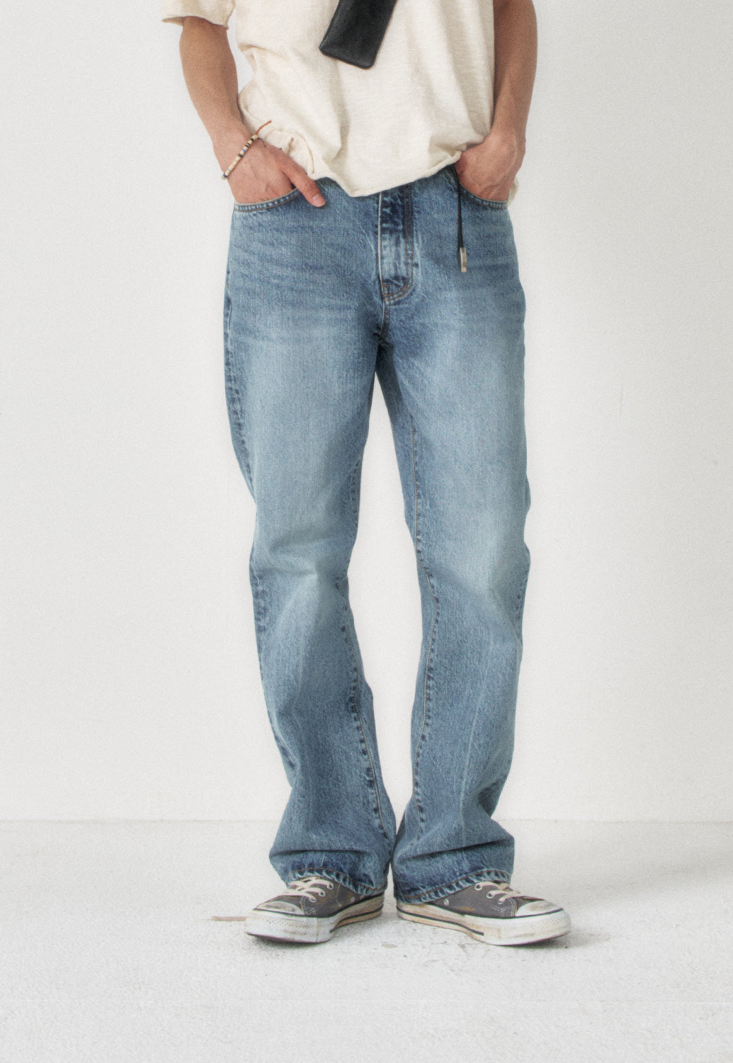 Art if acts - Regular Flare Jeans (Light Indigo) product image 5 | TRAB K-Fashion Australia