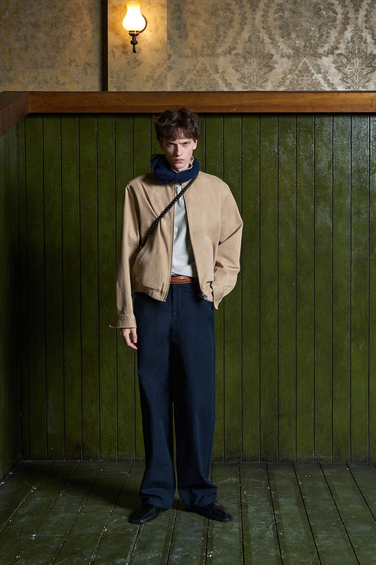 STU - Curved Cuff Jacket (Beige) product image 8 | TRAB K-Fashion Australia